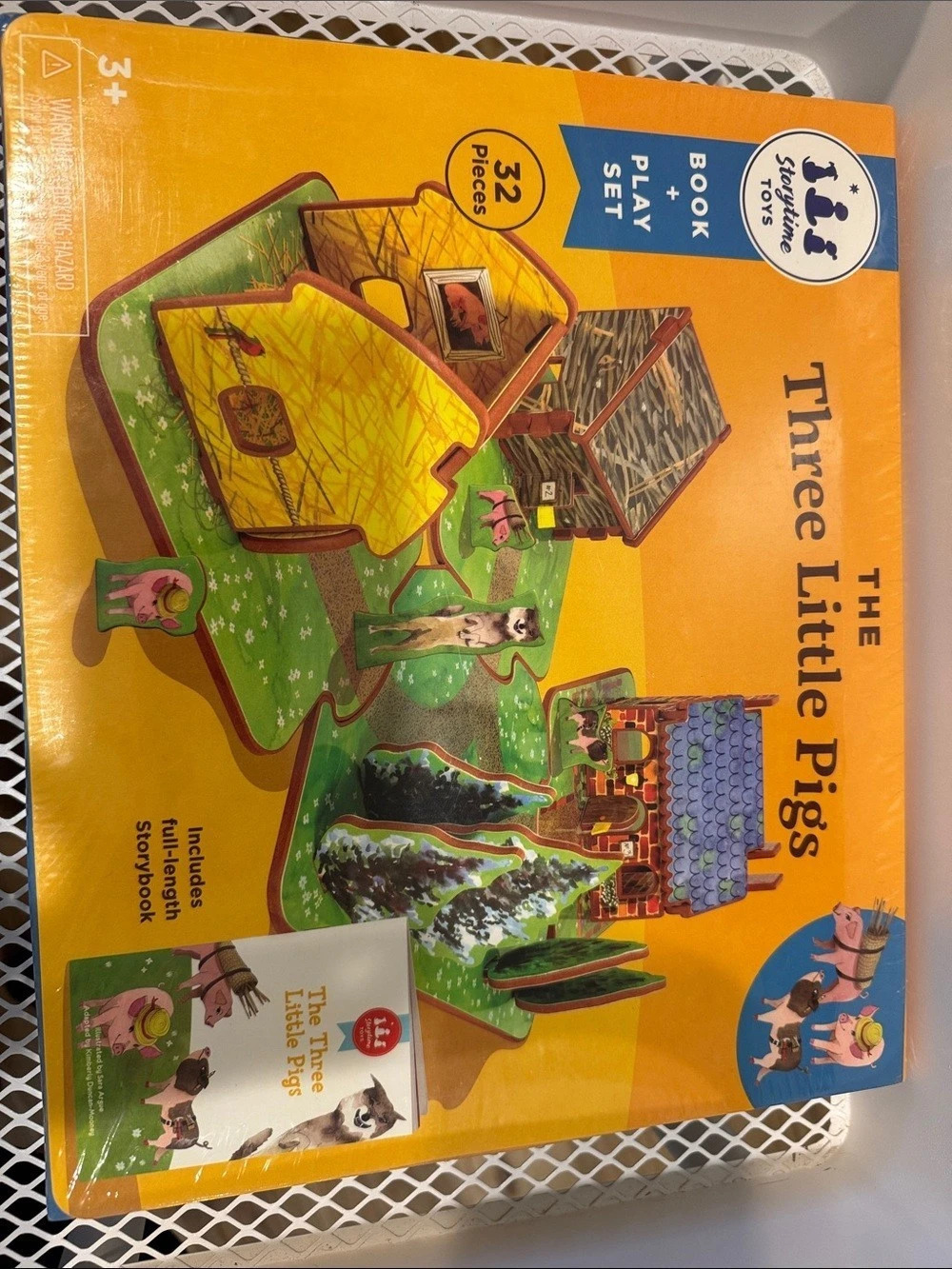 Storytime Toys The Three Little Pigs Book + Play Set Book + Play Set